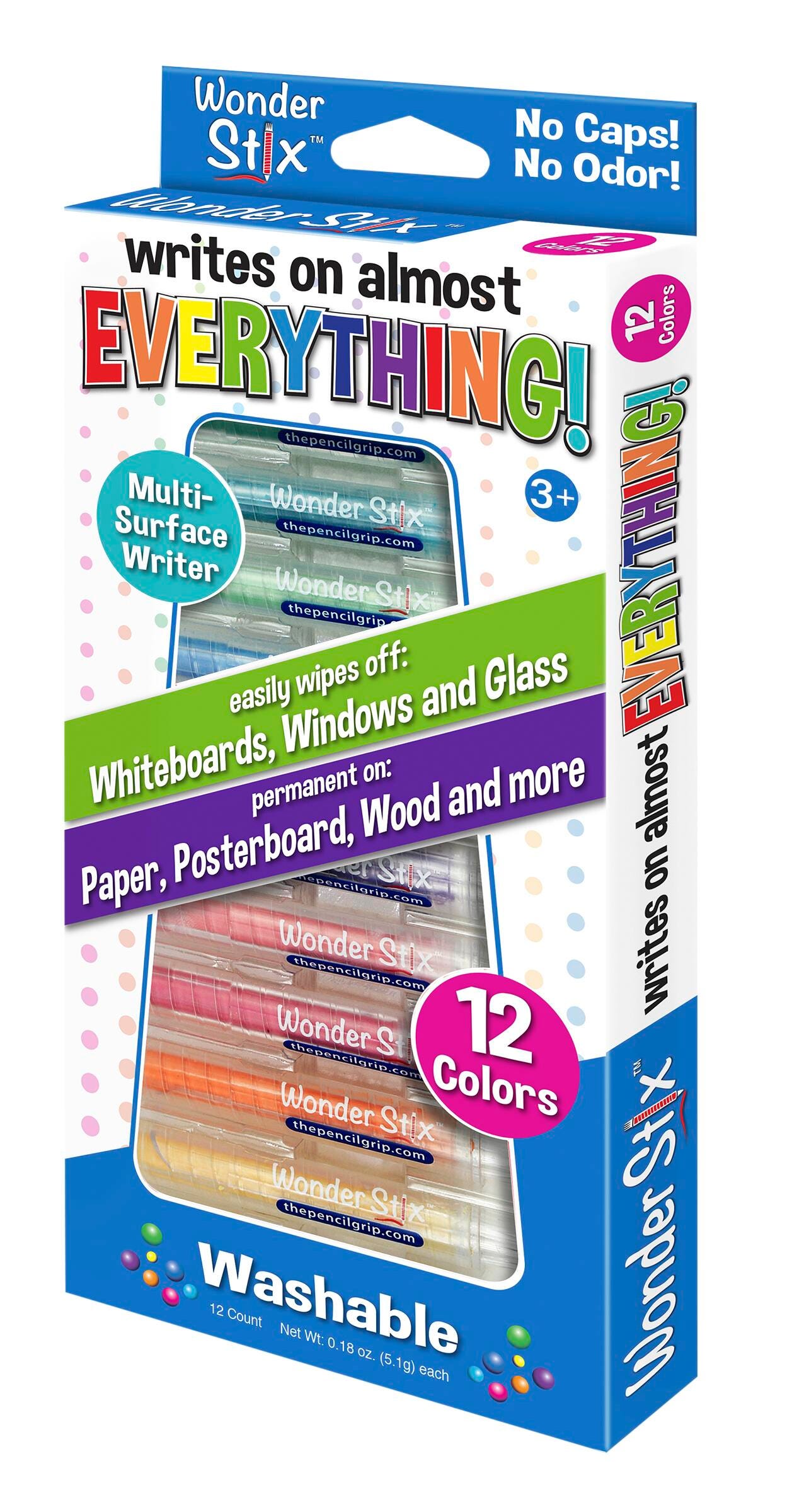 a d02a d04。Pinky Pencil Grip Wonder Stix, Assorted Colors, Set of 12